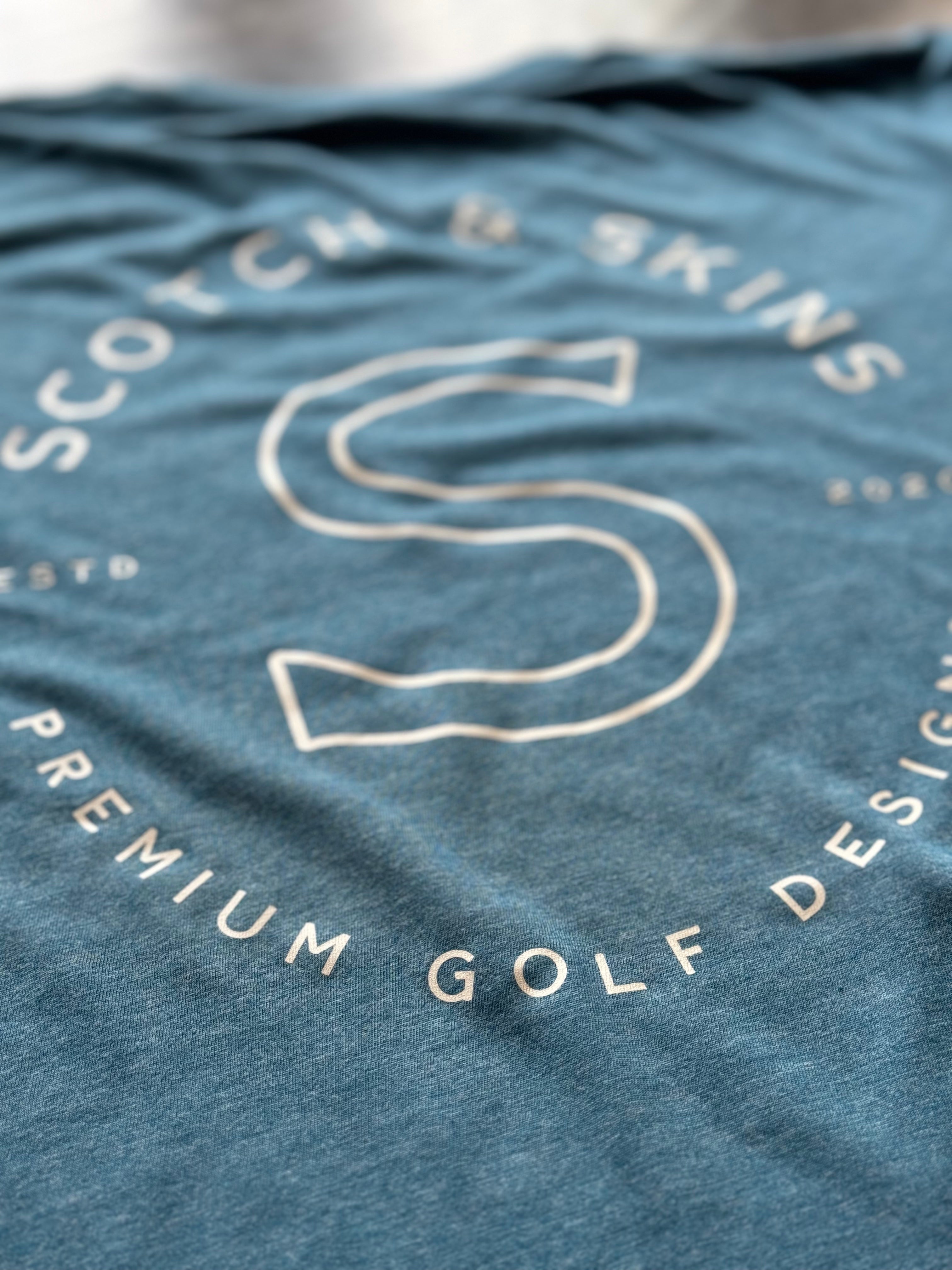 Burn Blue Apres Golf T-Shirt